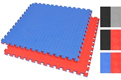 Puzzle Mat 2.5cm, Blue/Red, Rhombic pattern (Anti-slip)