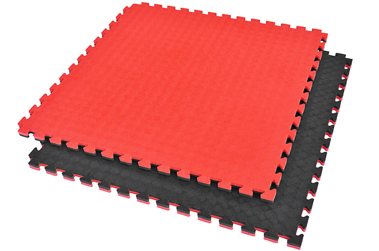 Puzzle Mat 2.5cm, Blue/Red, Rhombic pattern (Anti-slip)