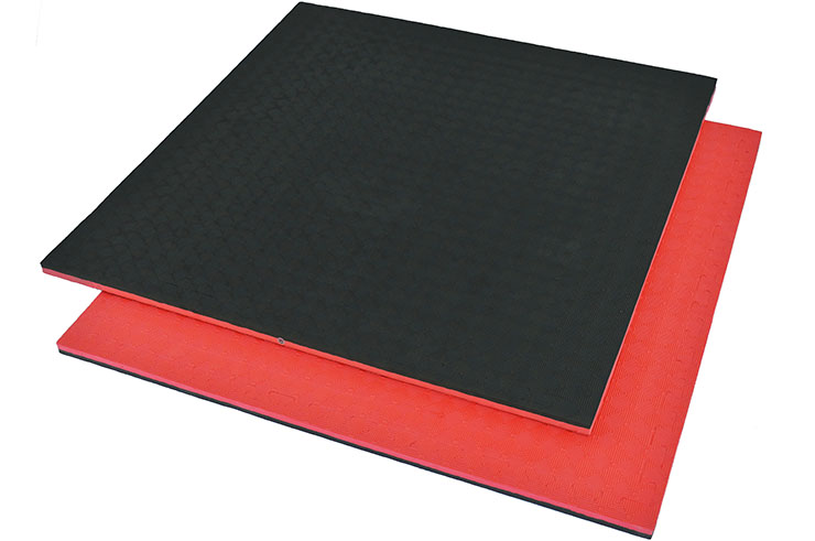 Puzzle Mat 2.5cm, Blue/Red, Rhombic pattern (Anti-slip)