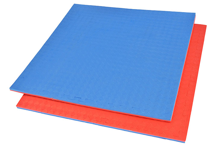 Puzzle Mat 2.5cm, Blue/Red, Rhombic pattern (Anti-slip)