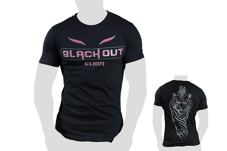 Camiseta deportiva con mangas cortas - Black Out, Elion Paris