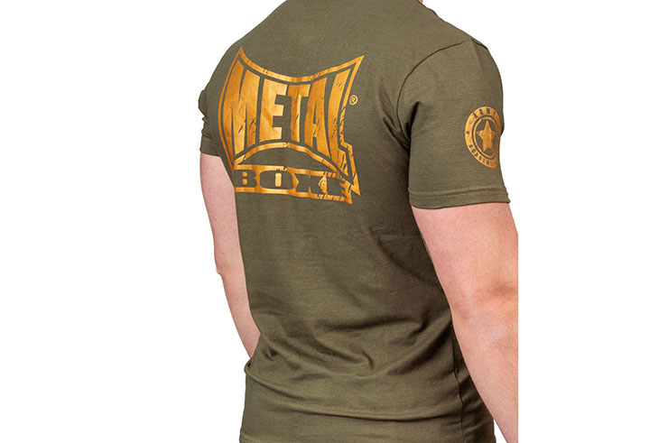 Camiseta deportiva con mangas cortas, Hombre - TC105M, Metal Boxe