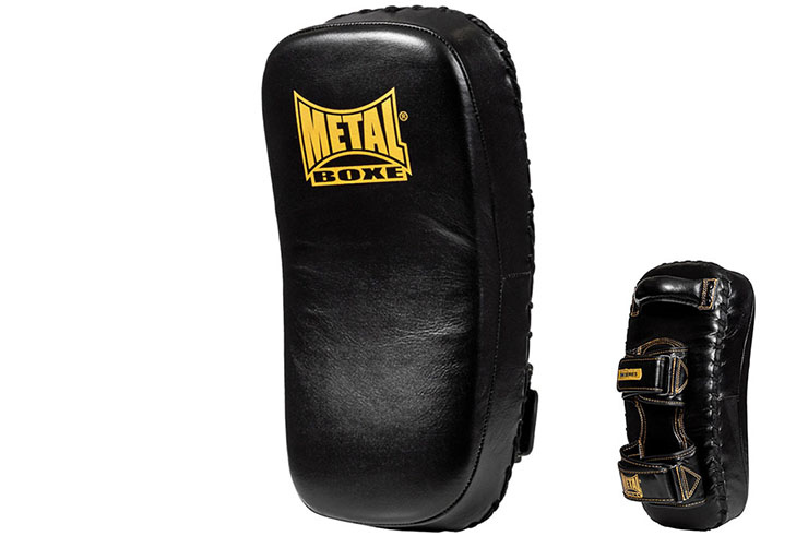Kick Pad for Muay Thaï, Leather - MB449N, Metal Boxe