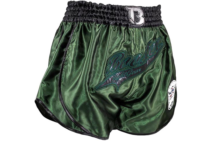 Muay Thaï Short, Kaki - Retro Slugger, Booster