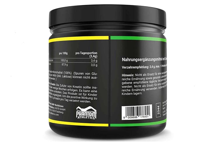 Food Supplement, Vegan - Creatine, Phantom Athletics
