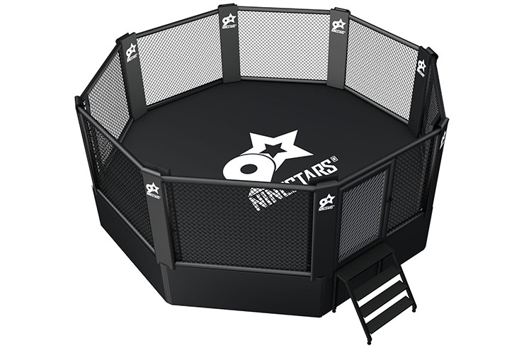 Reinforced MMA cage with small platform - 100% Customizable | NineStars®