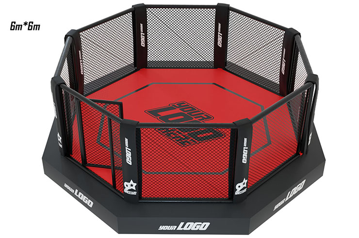 Cage MMA, avec plateforme & sidewalk - 100% Personnalisée, NineStars