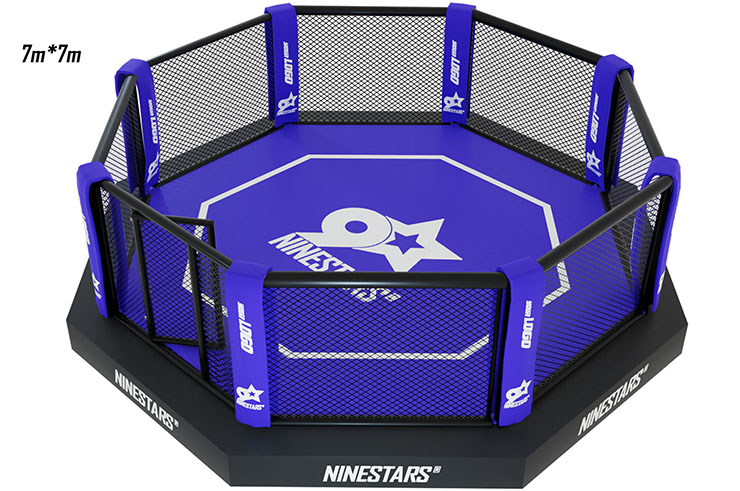 Cage MMA, avec plateforme & sidewalk - 100% Personnalisée, NineStars