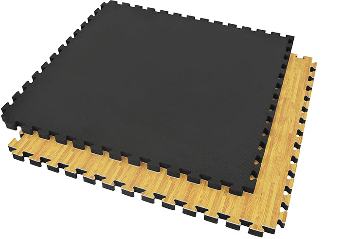 Tatami Rompecabezas 2,5 cm, Madera y Beige | NineStars®