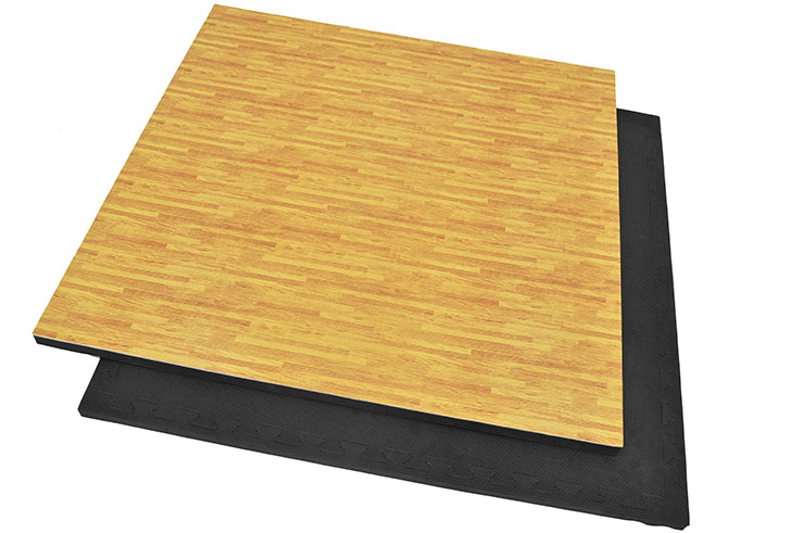 Tatami Puzzle 2,5 cm, Finition Bois & Beige