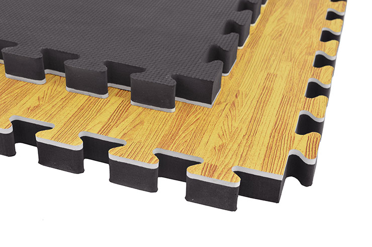 Tatami Puzzle 2,5 cm, Finition Bois & Beige