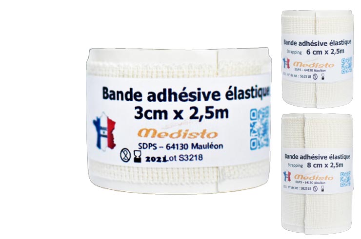 Lot of Elastic Adhesive Strips, Medisto