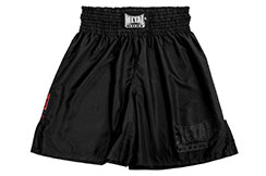 Pantalones cortos boxeo inglés, Black Light - TC68N, Metal Boxe