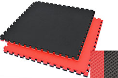 Puzzle Mat 4 cm, Black/Red, T pattern (Multipurpose)