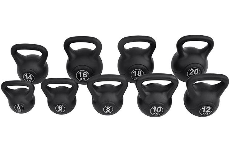 Kettlebell 4 KG, Coque Plastique