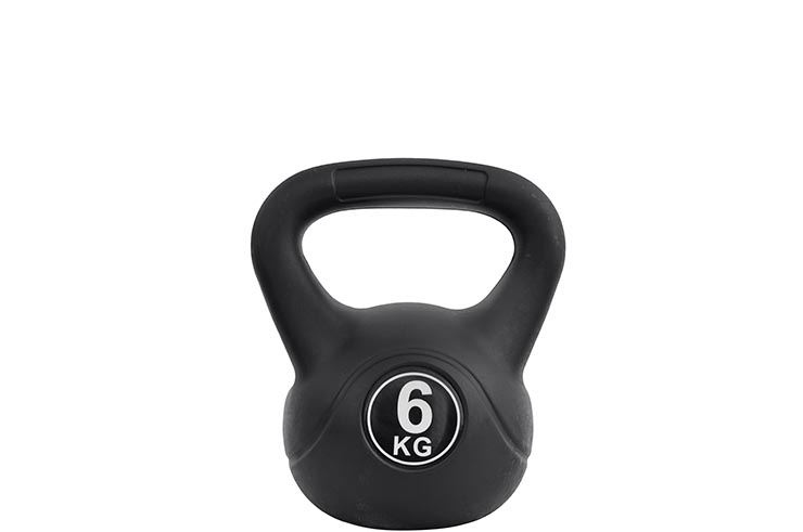 Kettlebell Acero 6 KG, Carcasa de plástico