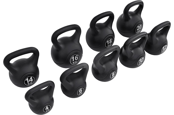 Kettlebell 14 KG, Coque Plastique