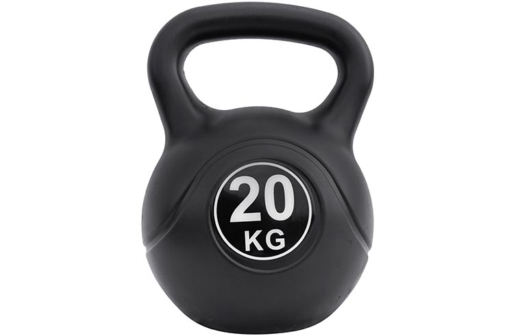 Kettlebell Acero 20 KG, Carcasa de plástico