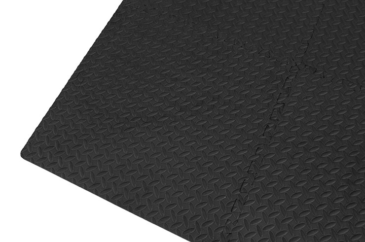 Esterillas Puzzle Gym, Gimnasio en casa - Patrón Chapa diamantada (120x120cm)