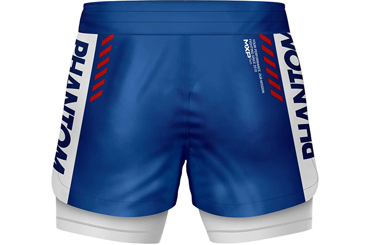 Fightshort Fusion, 2 en 1, Option Coquille Homme - Apex, Phantom Athletics
