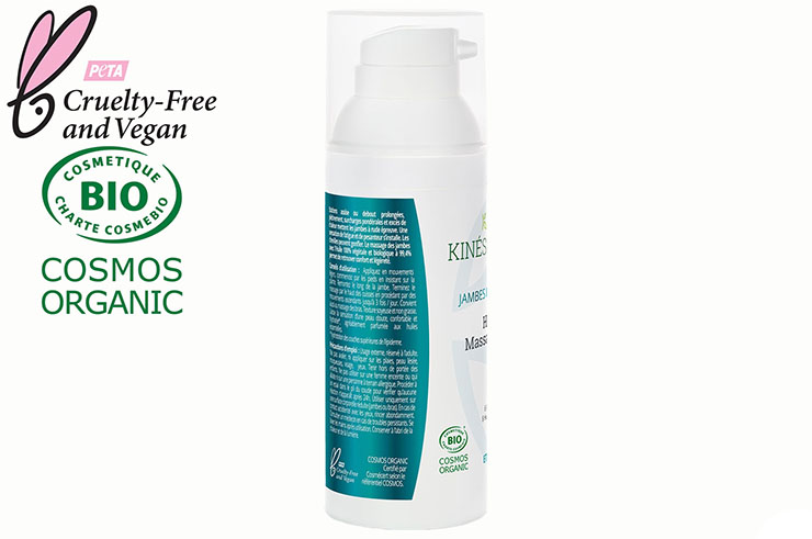 Organic massage oil - Light legs, Kinésoins