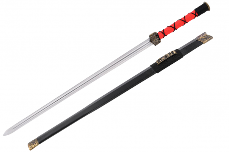 Épée Han QuanHei, Rigide (tressage défait)