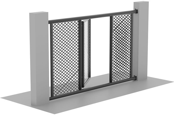 Soporte de pared, para panel de jaula de MMA | NineStars®