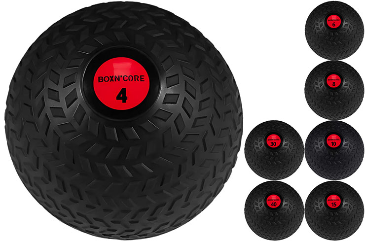 Slam Ball (4 à 40kg), Boxn'core - LeaderFit