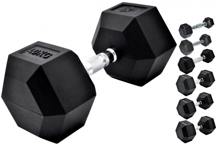 Hexagonal dumbbell, Training - Fit&Rack