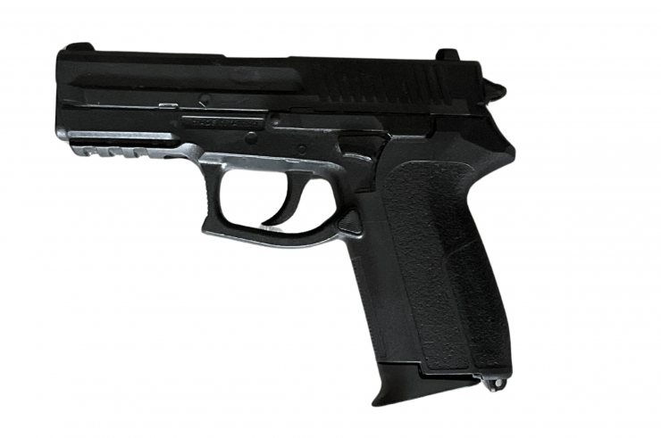 Pistola de goma, Modelo con cargador (Fallo del cargador)