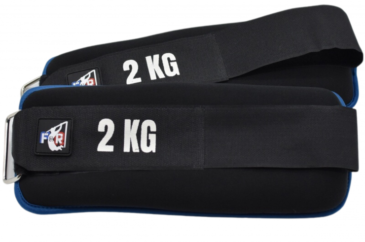 Paire de bracelets lestés (0,5 à 2kg) - Fit&Rack