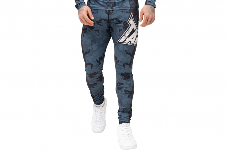 Legging de Compression, Homme - Blue camo, Phantom Athletics