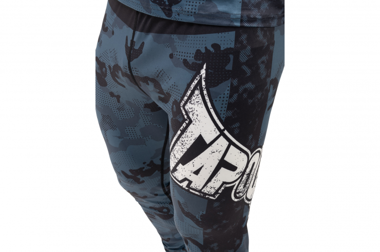 Legging de Compression, Homme - Blue camo, Phantom Athletics