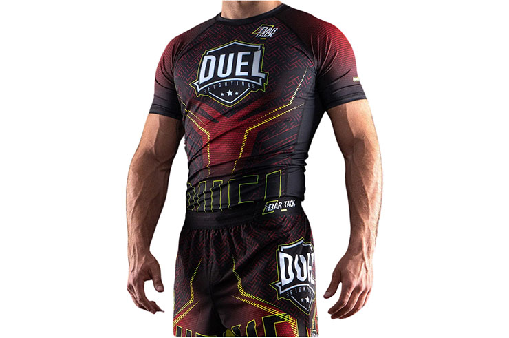 Guarda de lycra, Compresión - Bar Tack x Duel Fighting