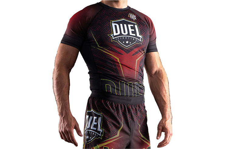 Guarda de lycra, Compresión - Bar Tack x Duel Fighting