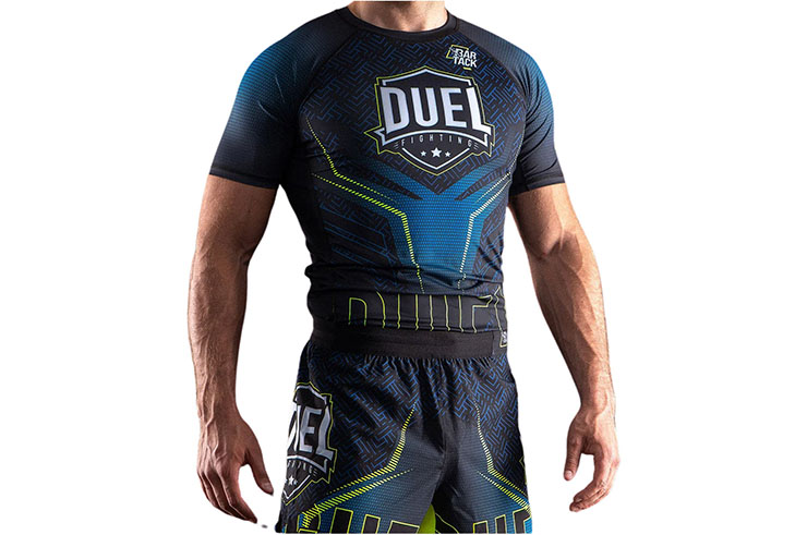 Guarda de lycra, Compresión - Bar Tack x Duel Fighting