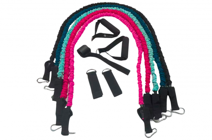 Correas elásticas profesionales, juego de 5 - Sveltus