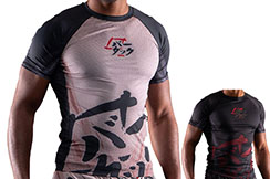 Rashguard, Manches Courtes - Oni 鬼, Bar Tack