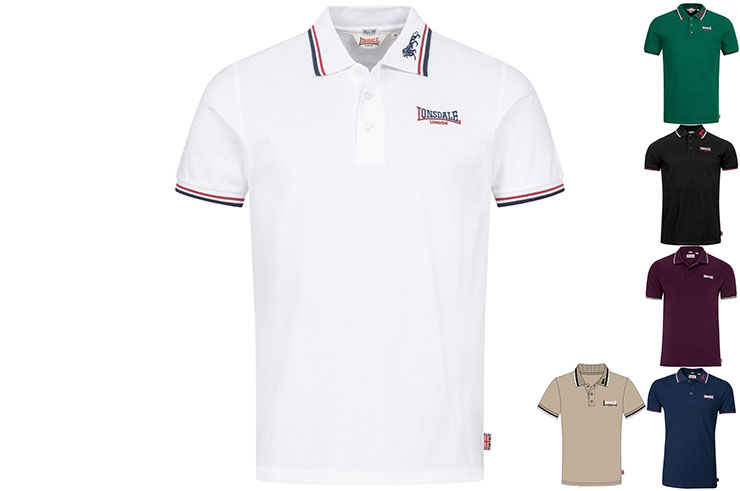 Cotton Polo Shirt, Short Sleeve - Lion, Lonsdale