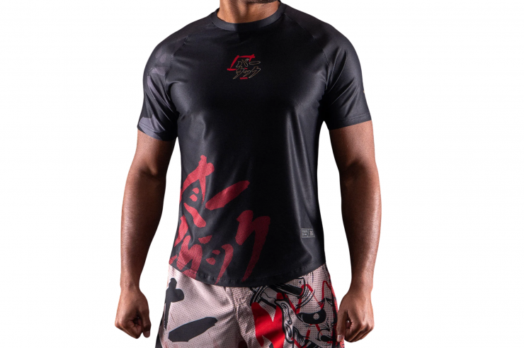 T-Shirt DryMax™, Manches Courtes - Oni 鬼, Bar Tack