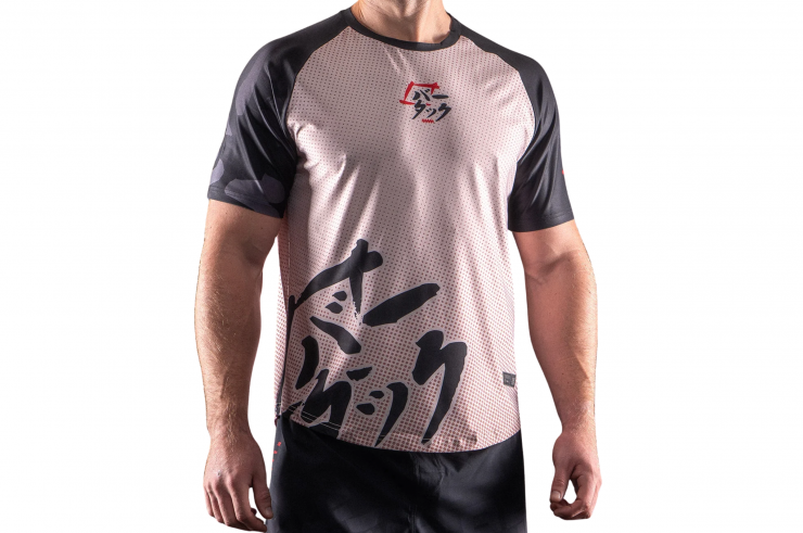 Camiseta DryMax™, Manga Corta - Oni 鬼, Bar Tack