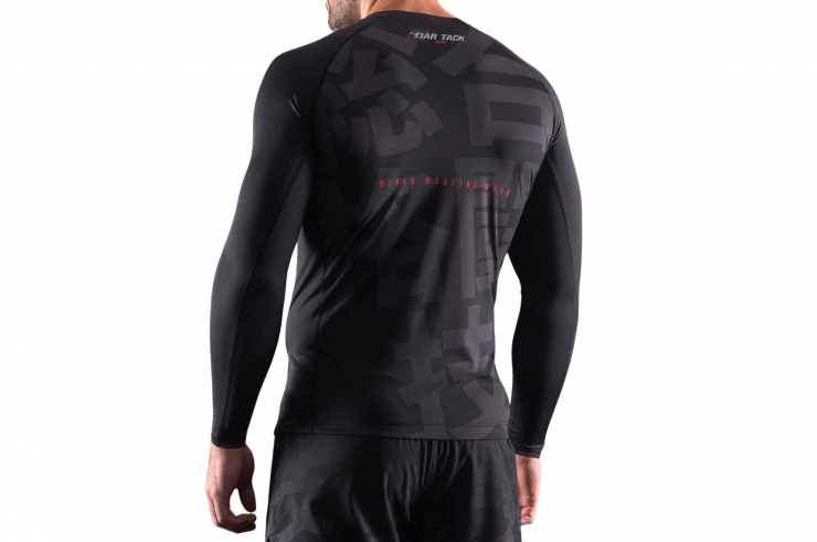 Rashguard DryMax™, Manches Longues - Kurogane 黒鉄, Bar Tack