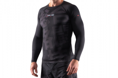 Rashguard DryMax™, Manches Longues - Kurogane 黒鉄, Bar Tack