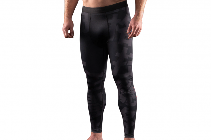 Legging de Compression - Kurogane 黒鉄, Bar Tack