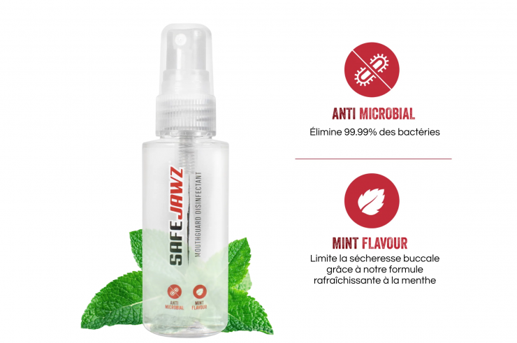 Antimicrobial Mouthguard Spray, Safe Jawz