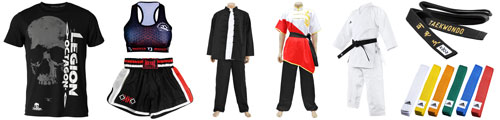 Tenues, Vêtements